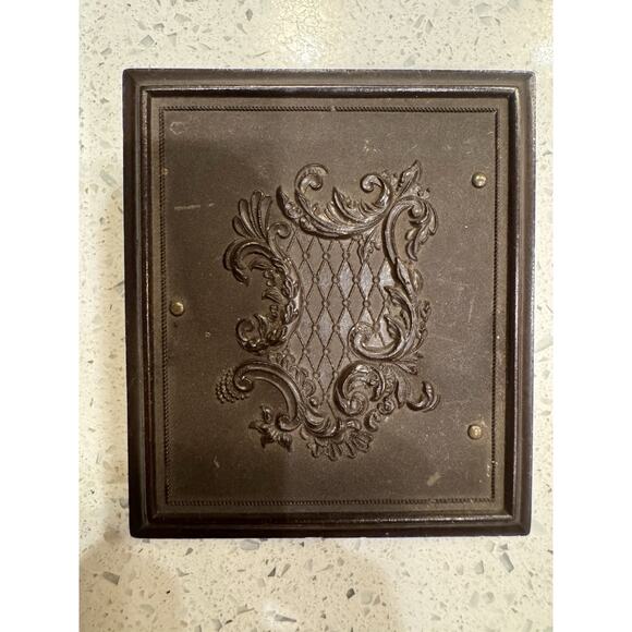 Antique Double Daguerreotype Photograph Man & Woman Ninth Plate Victorian Moody - Picture 16 of 16